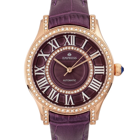 NWT Women\'s Automatic Genuine Leather Band Watch